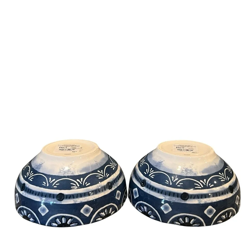 Pier 1 Imports Indigo Floral 6